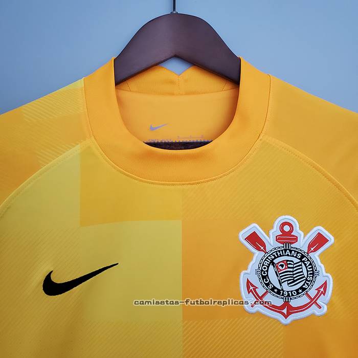 Camiseta Corinthians Portero 2021-2022 Amarillo Tailandia